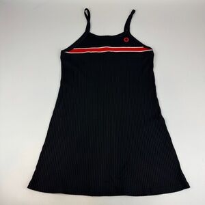 Vintage Y2K Y. B. Normal Womens Size 16 Ribbed Baby Doll Spaghetti Strap Dress